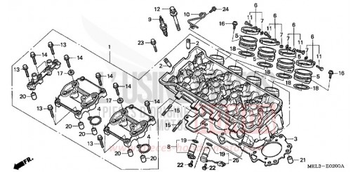 CYLINDER HEAD CBR1000RR5 de 2005